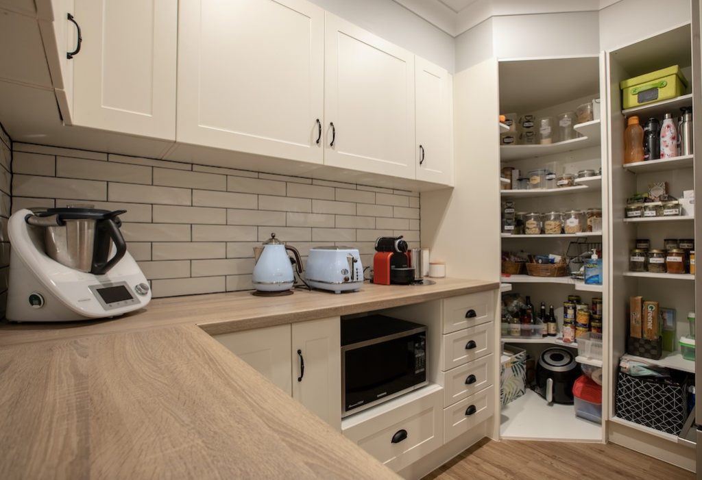 Shot of modern kitchen with large pantry