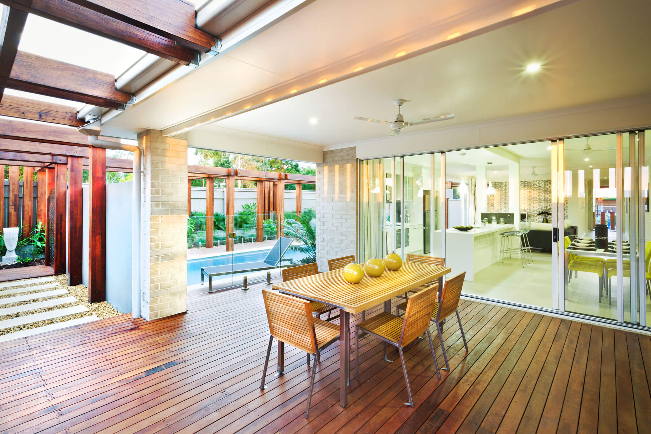 Photo of the outside of a home patio | Feature image for the Builders Renovators Home page for Renovare.